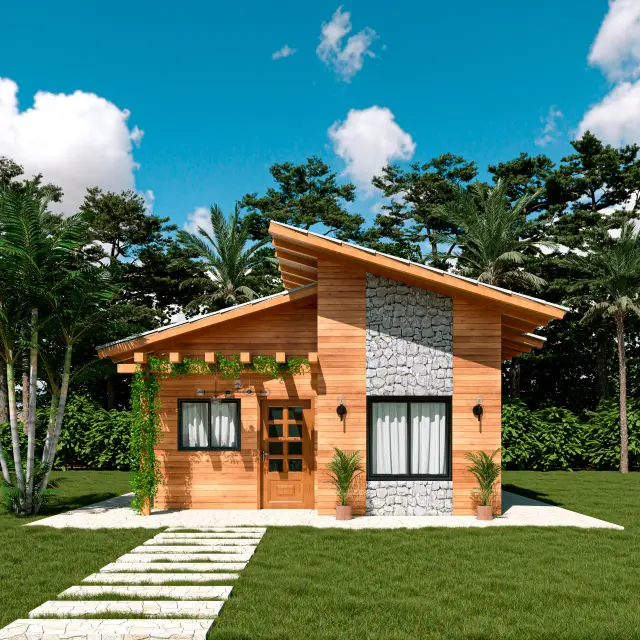 Renderização 3D — Residencial Externo — projeto Arq. Tatiane Effgen | 3d.cicilia