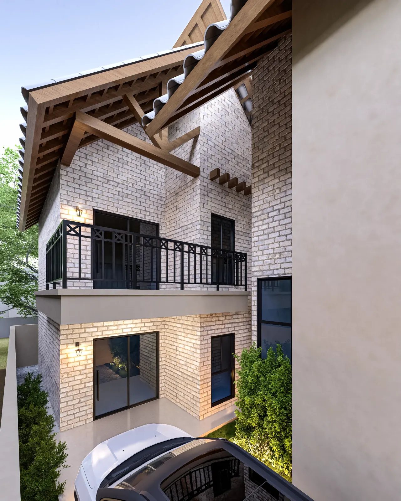 Renderização 3D — Residencial Externo — projeto Arq. Anna Paula Maia | 3d.cicilia (foto 5)