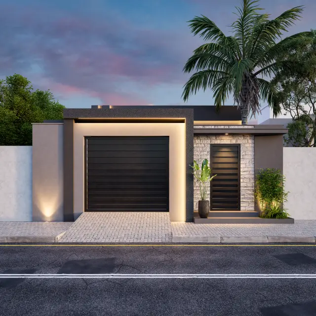 Renderização 3D — Residencial Externo — projeto Arq. Anna Paula Maia | 3d.cicilia